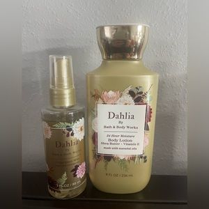 Dahlia bath and body works